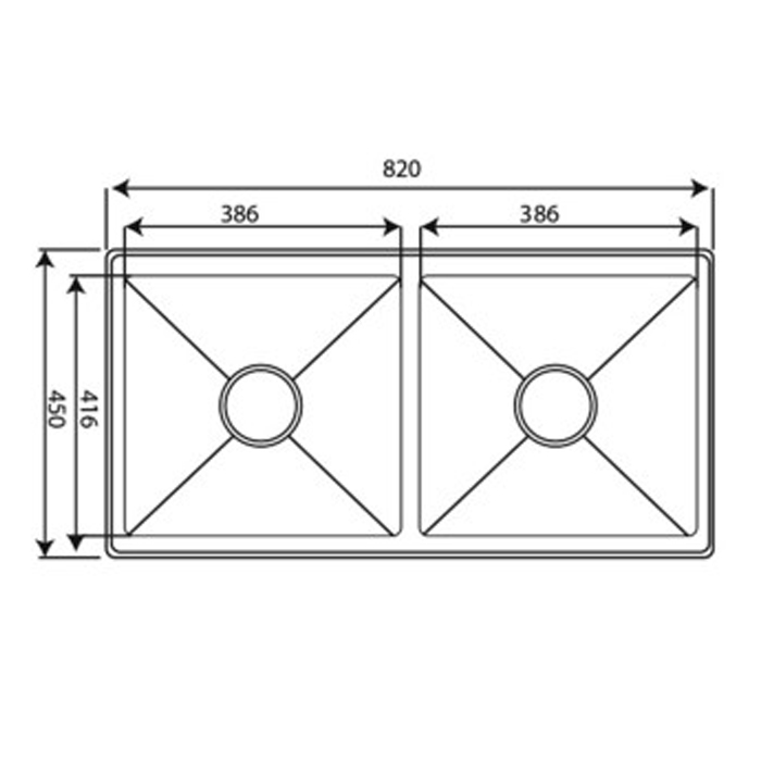 Thông Số Kỹ Thuật Chậu Rửa Chén Bát Inox Kaff KF-HM8245BI