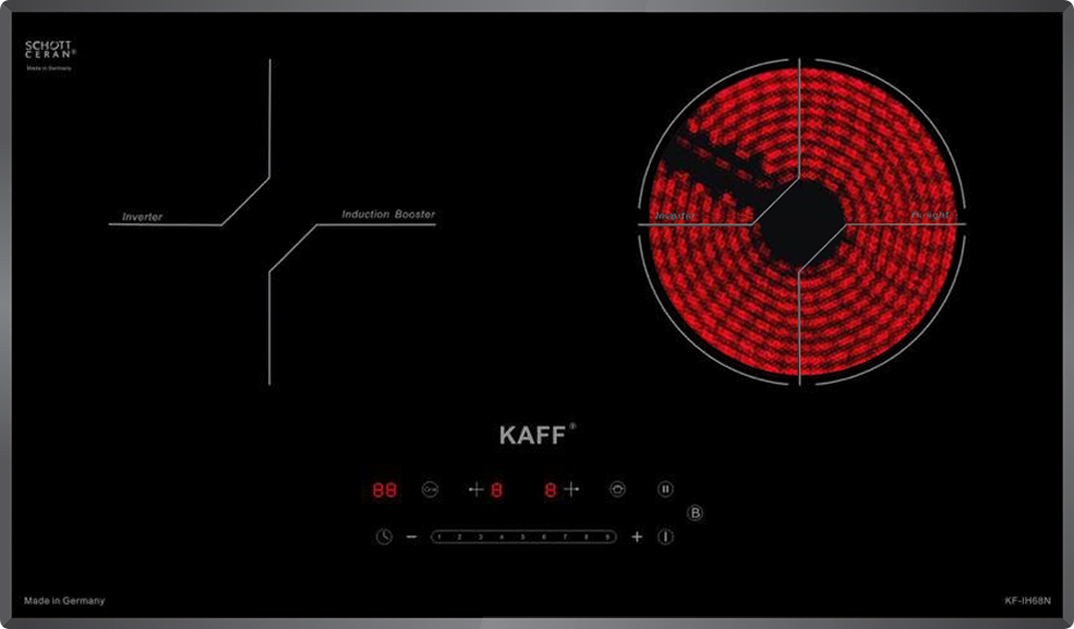 Bếp điện từ Kaff KF-IH68N nhập khẩu từ Đức